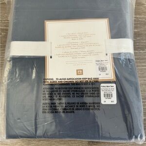 Navy Pottery Barn twin size sheet set